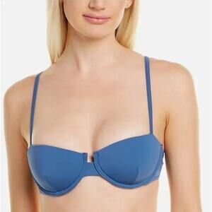 Onia Womens Dalia Bikini Top XS Underwire Cobalt Blue NWOT